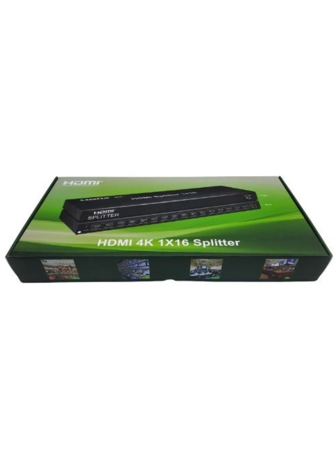 موزع HDMI بدقة 4K (1x16) | يدعم دقة 4K بمعدل 30 هرتز | متوافق مع HDCP | حاصل على شهادات FCC وCE وRoHS - Image 4